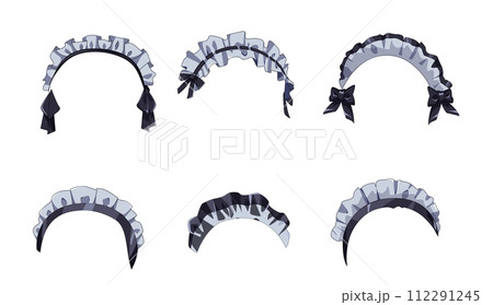 Special uniform hairbands color vector illustration set 112291245
