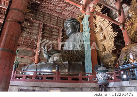 東大寺 国宝大仏殿 廬舎那仏 奈良の大仏 東大寺 国宝大仏殿 廬舎那仏 奈良の大仏 112291475