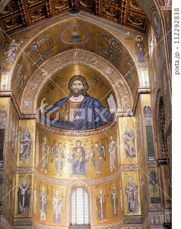 モンレアーレ大聖堂 パレルモ シチリア島 　キリストのモザイク　（イタリア） 112292838