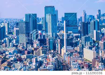 日本の東京都市景観 変貌する渋谷。渋谷の摩天楼・桜丘口再開発のビルも完成…山手線などの姿が見える 日本の東京都市景観 変貌する渋谷。渋谷の摩天楼・桜丘口再開発のビルも完成…山手線などの姿が見える 112293336