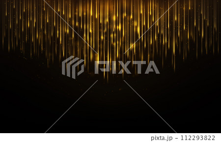 Golden glitter sprays realistic vector illustration Golden glitter sprays realistic vector illustration 112293822