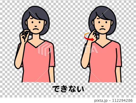 女人用手語說“我不能” 112294286