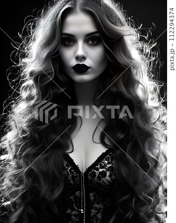 Halloween medium shot blackandwhite scheme. Halloween medium shot blackandwhite scheme. 112294374