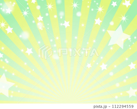 カラフルなグリーンのキラキラの背景素材 112294559