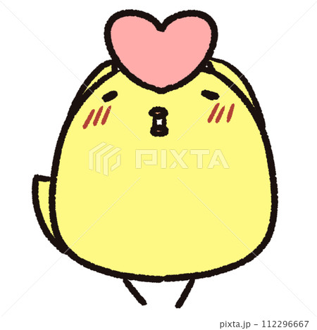 ハートを持ったひよこ ハートを持ったひよこ 112296667