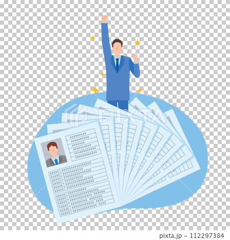 優れた人材を発掘するイメージイラスト 優れた人材を発掘するイメージイラスト 112297384