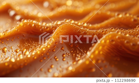 caramel texture background closeup 112298690