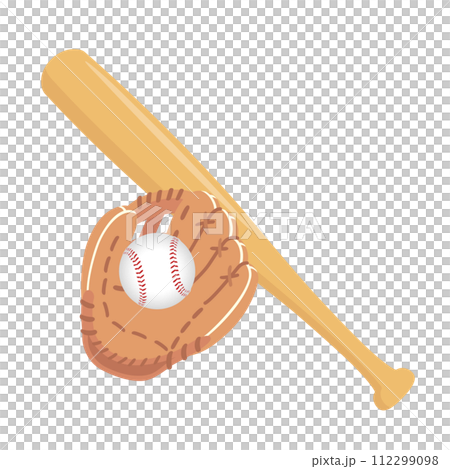 棒球、球棒和手套 棒球、球棒和手套 112299098