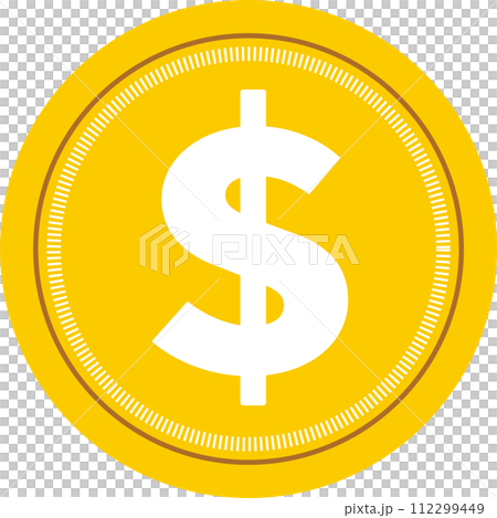 dollar dollar coin currency money illustration dollar dollar coin currency money illustration 112299449