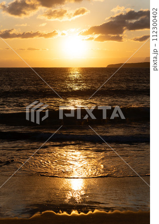 種子島 竹崎展望台付近からの夕日 種子島 竹崎展望台付近からの夕日 112300402