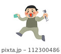 競馬の予想を的中させる男性02 112300486