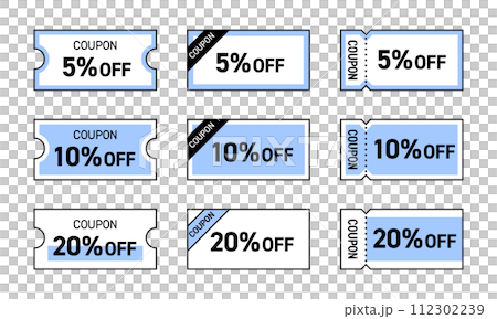 5%, 10%, 20% discount coupon tickets 5%, 10%, 20% discount coupon tickets 112302239
