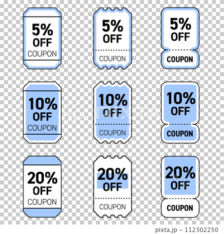 5%, 10%, 20% discount coupon tickets 5%, 10%, 20% discount coupon tickets 112302250