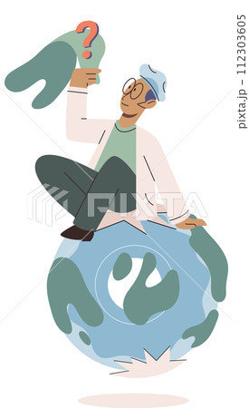 Earth care. Vector illustration. Saving planet requires us to adopt eco friendly practices in our daily lives Environmental conservation safeguards delicate balance our planet Earth care promotes Earth care. Vector illustration. Saving planet requires us to adopt eco friendly practices in our daily lives Environmental conservation safeguards delicate balance our planet Earth care promotes 112303605