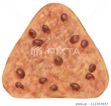 赤飯おにぎりのイラスト 112303647