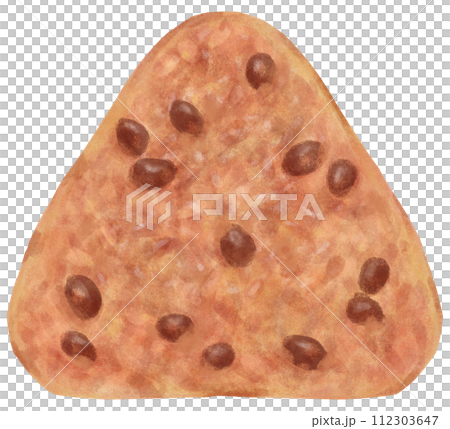 赤飯おにぎりのイラスト 112303647