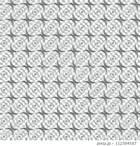 Abstract pattern imitating a whirlpool. Ornament in green tones 112304587