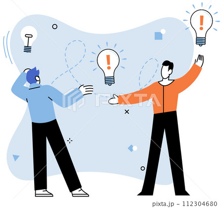 Thinking differently vector illustration. Personality is brush strokes canvas thinking differently Think differently its spark ignites fire inspiration Independence is armor shields individual Thinking differently vector illustration. Personality is brush strokes canvas thinking differently Think differently its spark ignites fire inspiration Independence is armor shields individual 112304680