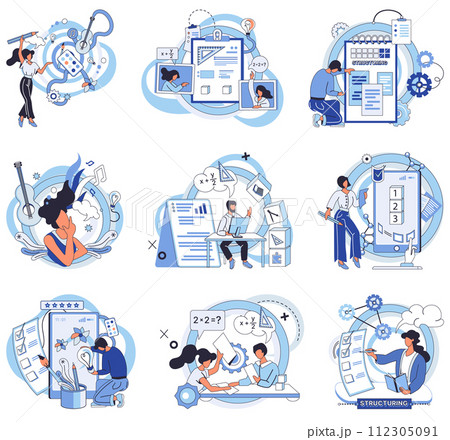 Project management vector illustration....のイラスト素材 [112305091] - PIXTA