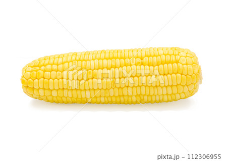 Corn isolated on white background with clipping path 112306955