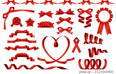 リボンセット赤マット2 112308460