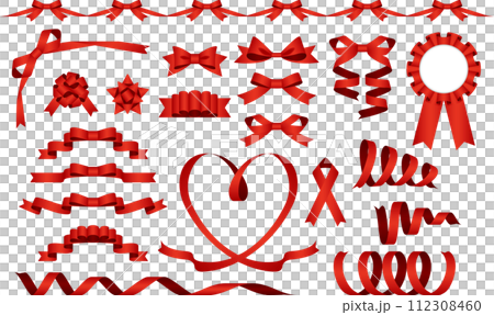 リボンセット赤マット2 112308460