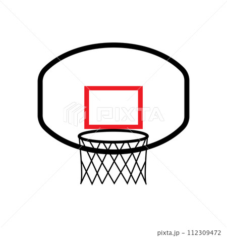 Basketball Iconのイラスト素材 112309472 Pixta 