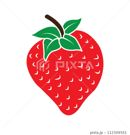 strawberry icon 112309581