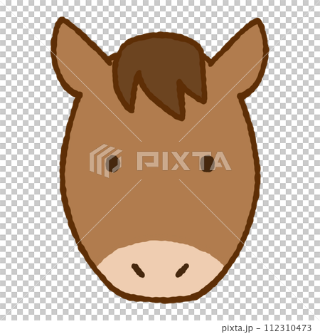 Simple horse illustration 112310473
