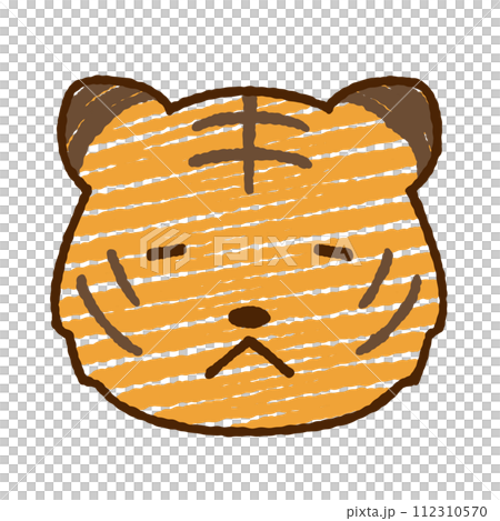 Simple tiger illustration 112310570