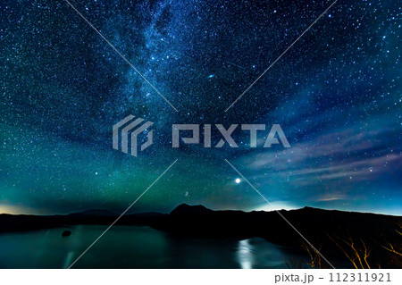北海道 摩周湖の星景(第三展望台) 北海道 摩周湖の星景(第三展望台) 112311921