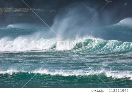Stormy Waves Breaking Stormy Waves Breaking 112311942