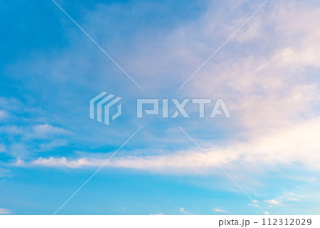 冬雲　夕方イメージ　 112312029