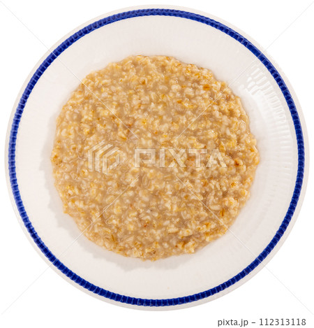 Delicious healthy oatmeal close up. Healthy diet breakfast 112313118
