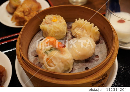 中華料理屋さんの点心と杏仁豆腐 112314204