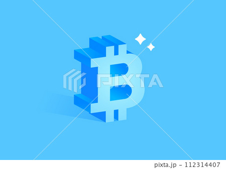 ビットコインの価値が上がるイメージ ビットコインの価値が上がるイメージ 112314407