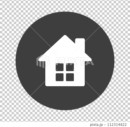 simple black house mark 112314822
