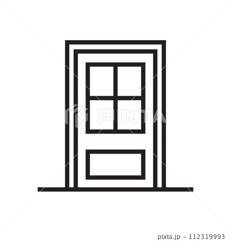door icon vector 112319993