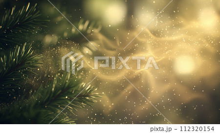 "杉の花粉嚢、緑の季節に巨大な粉塵雲を放射"<AI生成素材> 112320154