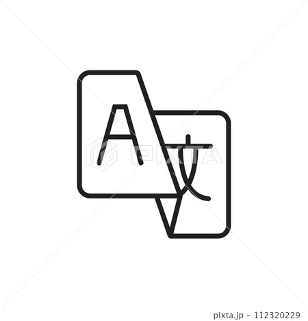 language icon vectorのイラスト素材 [112320229] - PIXTA