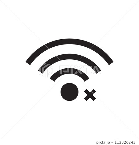 signal and wifi icon vector 112320243