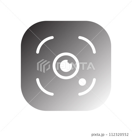 camera lens icon vector 112320552