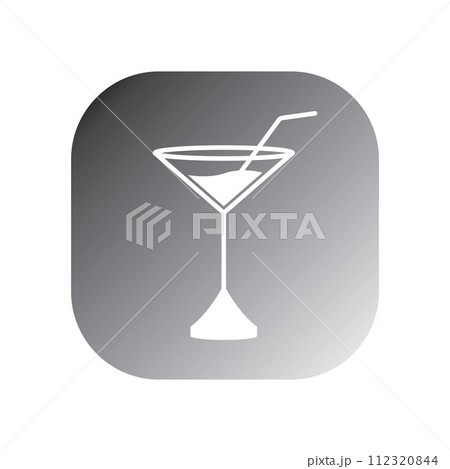 cocktail icon vector template 112320844