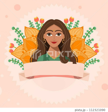 Happy International Women's Day. Vector Illustration of Women 112321090