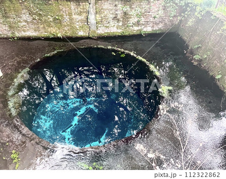 柿田川公園、第二展望台からみる湧水 柿田川公園、第二展望台からみる湧水 112322862