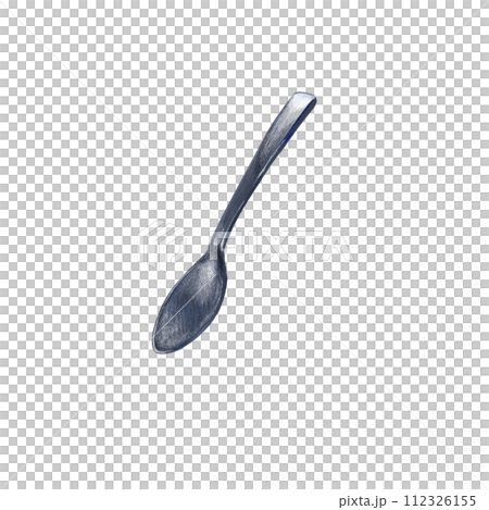 1本のスプーンイラスト 1本のスプーンイラスト 112326155