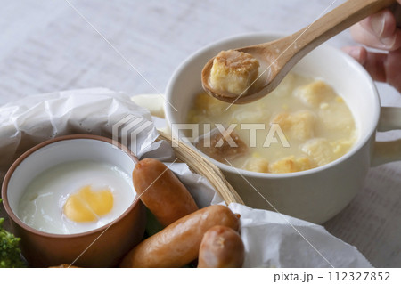 蒸篭蒸し料理　温朝食 スープ 112327852