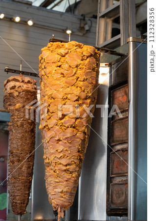 Traditional Turkish Doner Kebab meat. It also knowns as Shawarma. 112328356