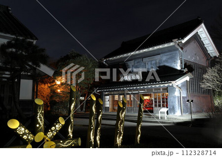 府中市郷土の森博物館 梅ライトアップ 府中市郷土の森博物館 梅ライトアップ 112328714