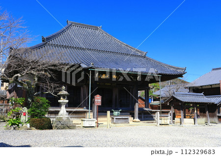 【三重県】晴天の関地蔵院(東海道 関宿) 【三重県】晴天の関地蔵院(東海道 関宿) 112329683